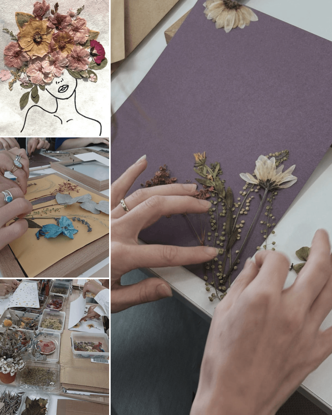 WORKSHOP DE FLORES PRENSADAS