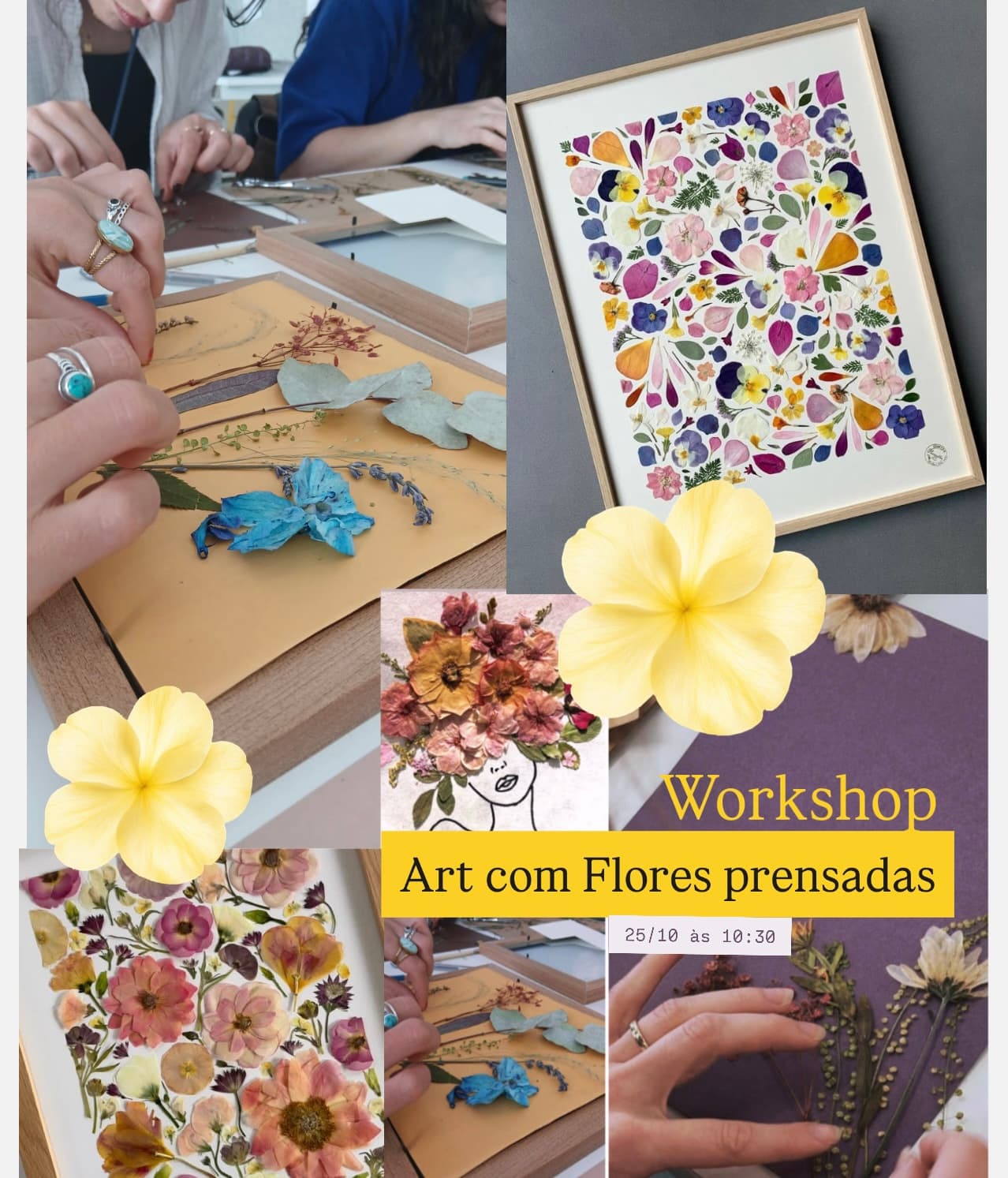 WORKSHOP DE FLORES PRENSADAS